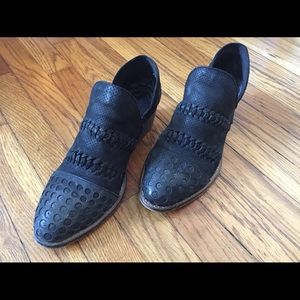 Rebel Brand Cut Out Black Booties